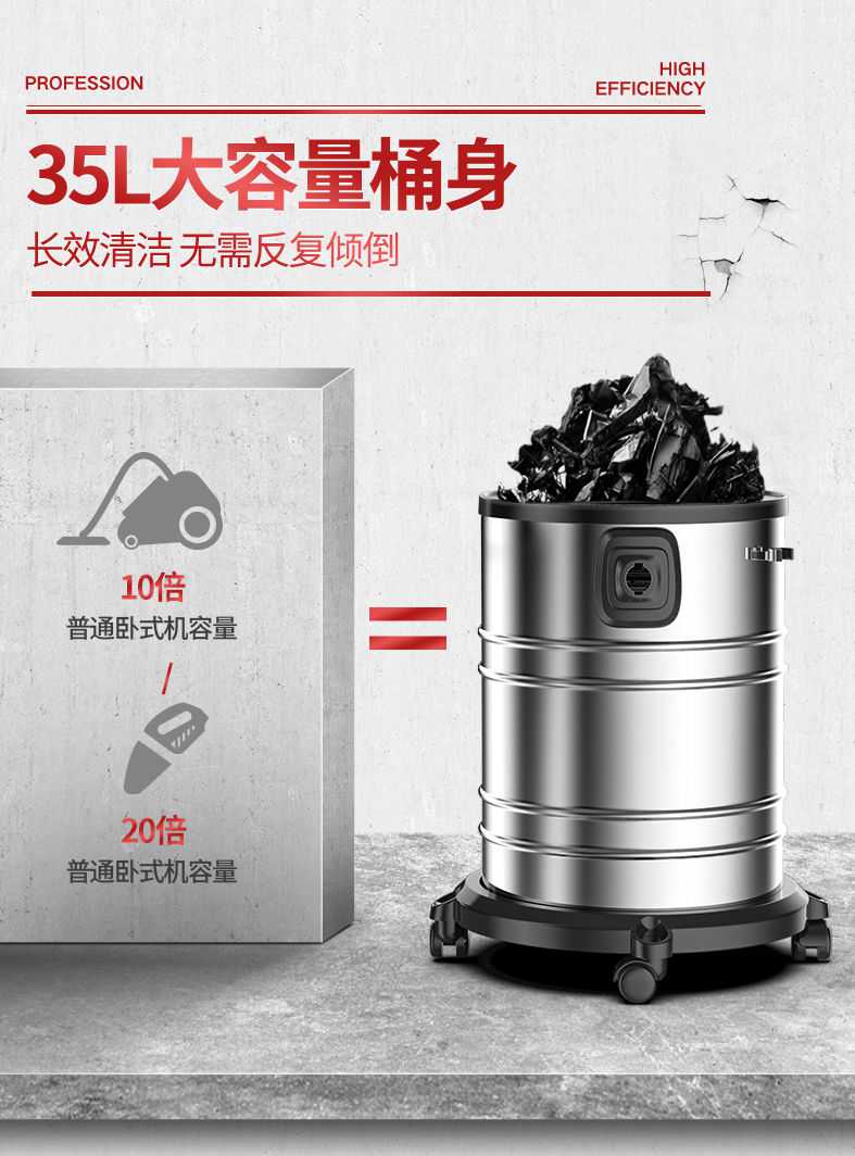 揚子吸塵器106商用吸塵器(圖5)