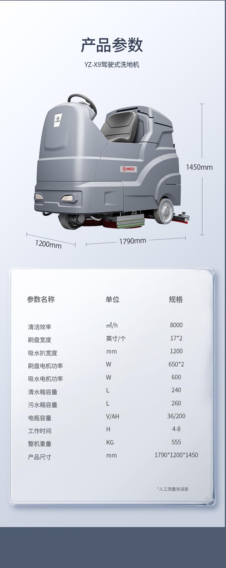 揚(yáng)子駕駛式洗地機(jī)YZ-X9